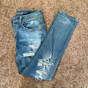 American Eagle ripped jeans